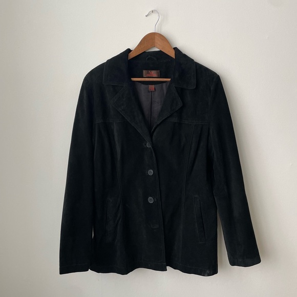 Danier Jackets & Blazers - Danier Black Suede Women's Blazer